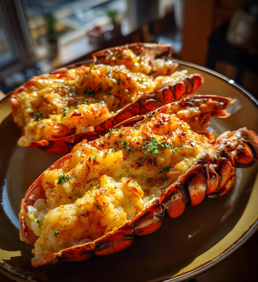 shrimp stuffed lobster tail