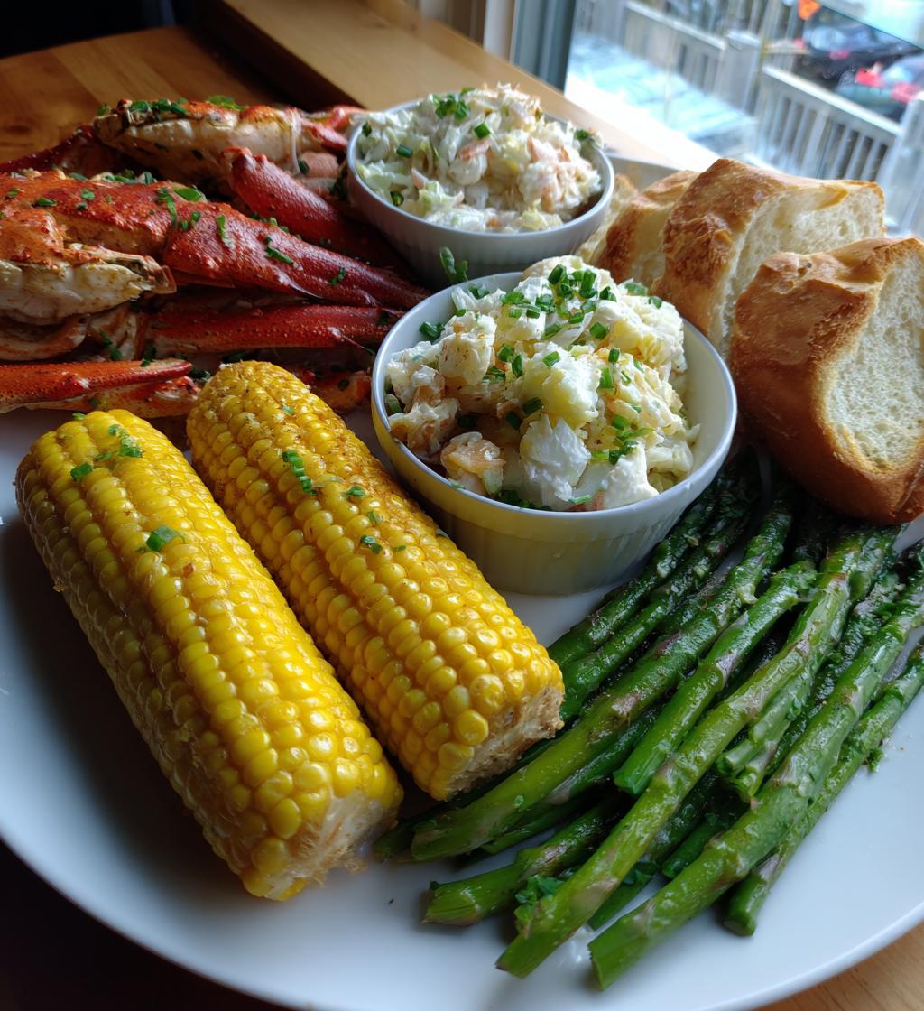 sides to go with crab legs dinners