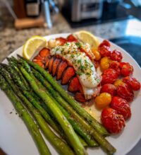 sides with lobster tail