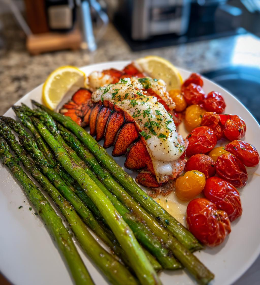 sides with lobster tail