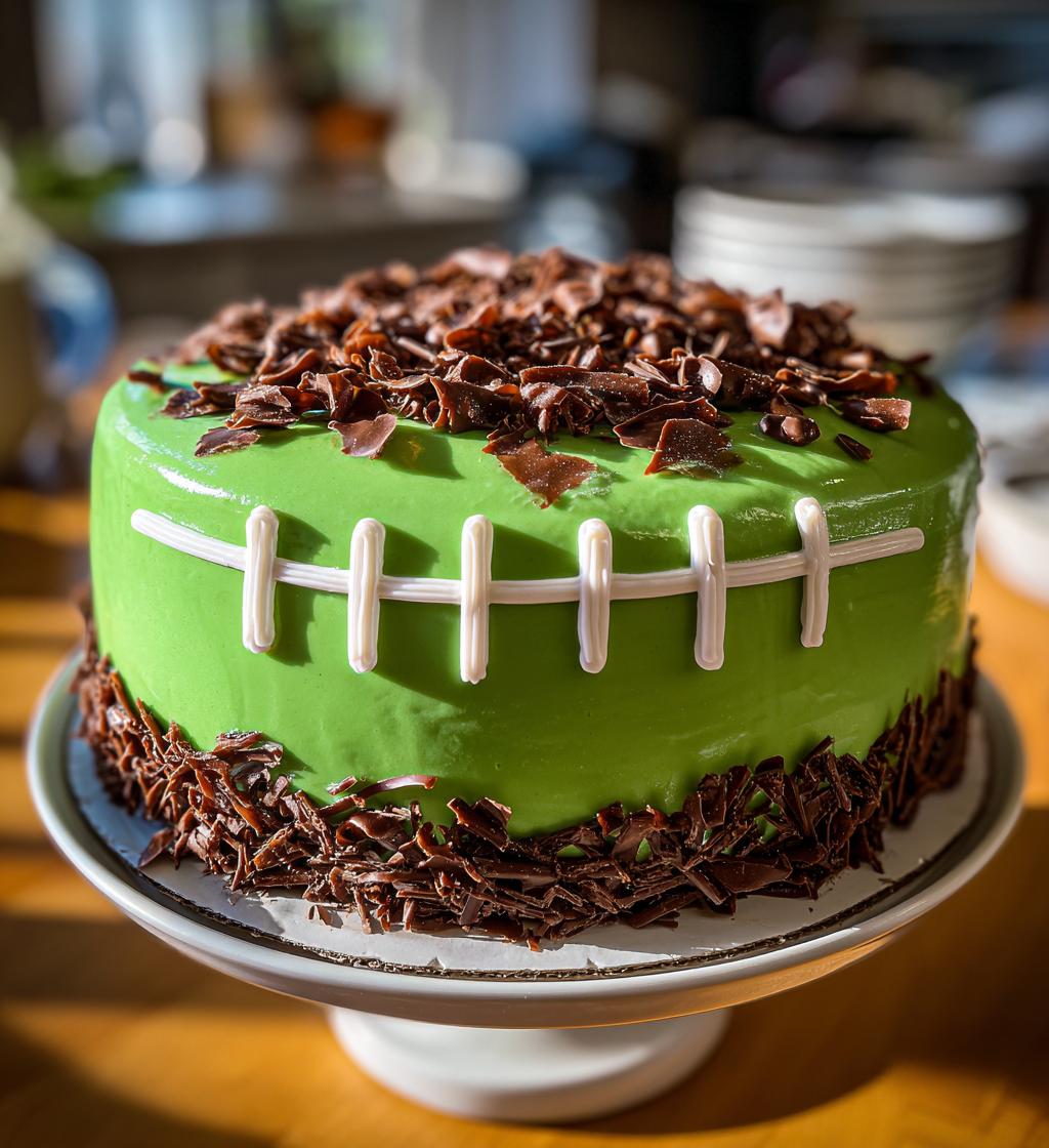 simple football cake