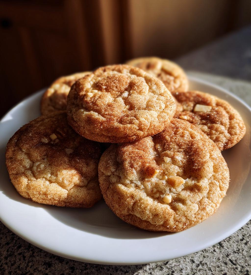 snickerdoodle apple pie cookies