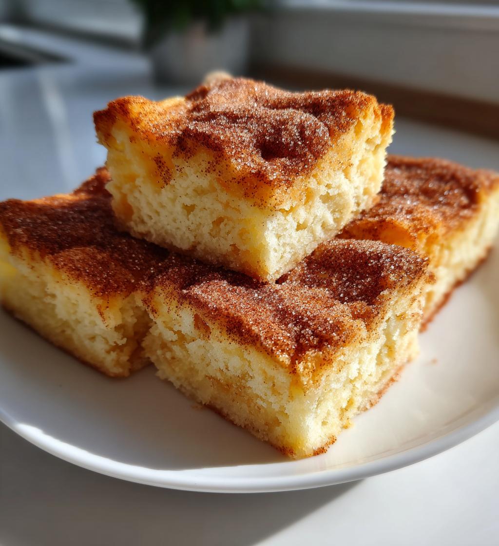 snickerdoodle bars 9x13