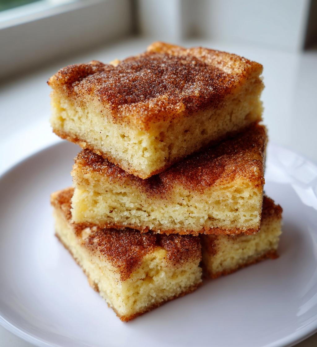 snickerdoodle bars