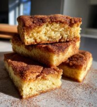 snickerdoodle blondie bars