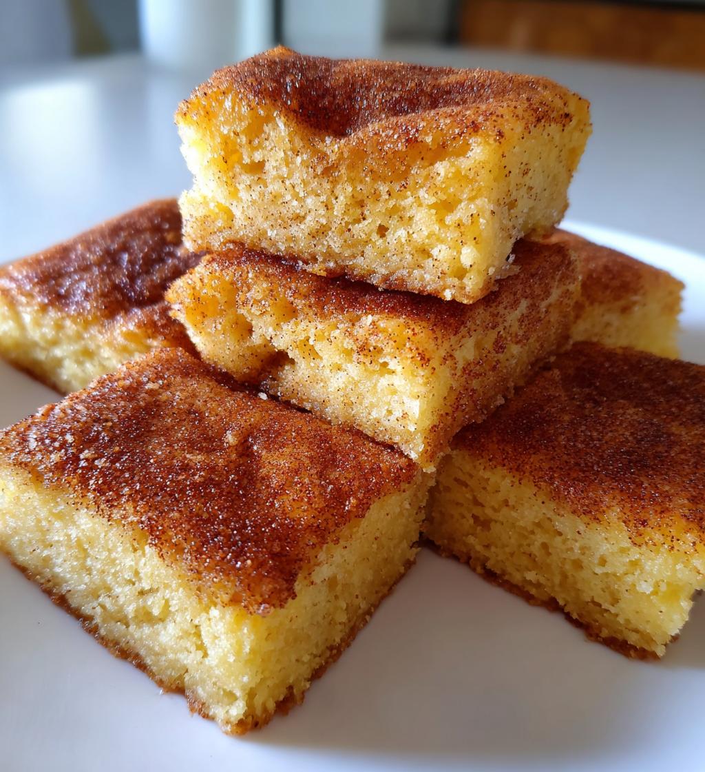 snickerdoodle brownies