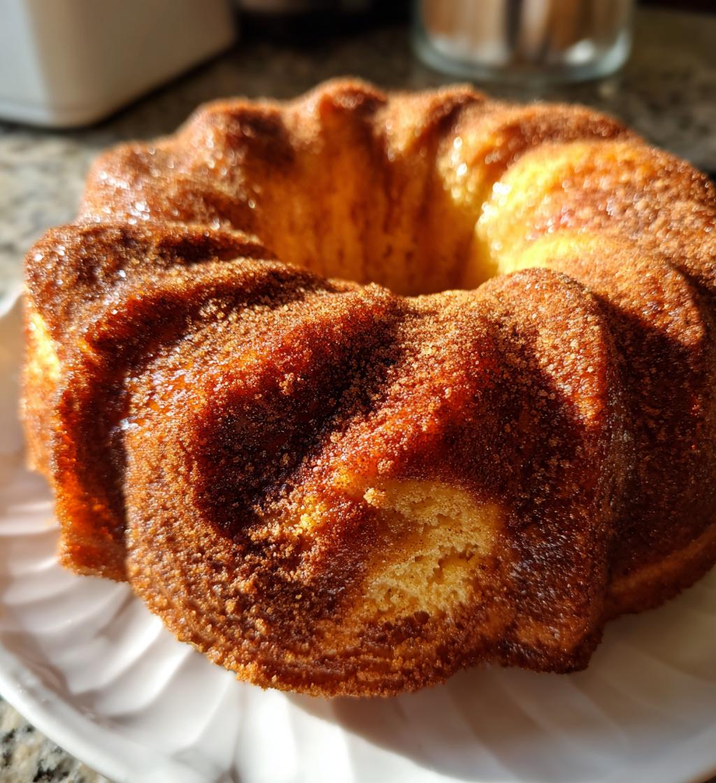 snickerdoodle bundt cake