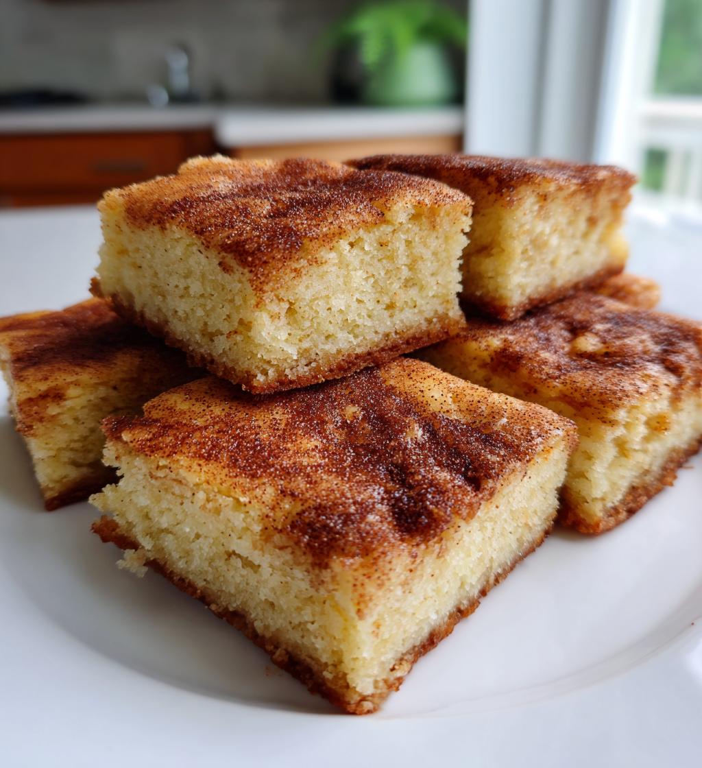 snickerdoodle cookie bars 9x13