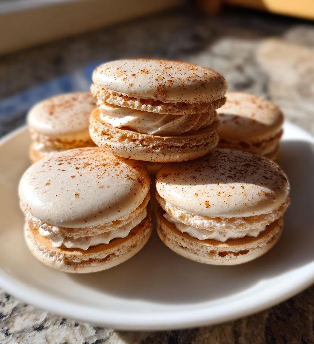 snickerdoodle macarons