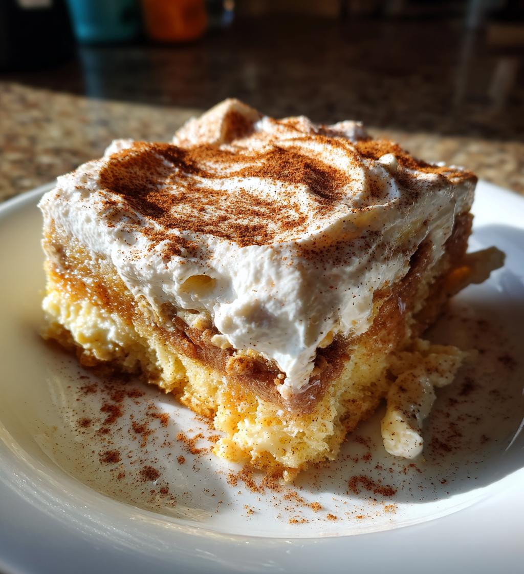 snickerdoodle poke cake