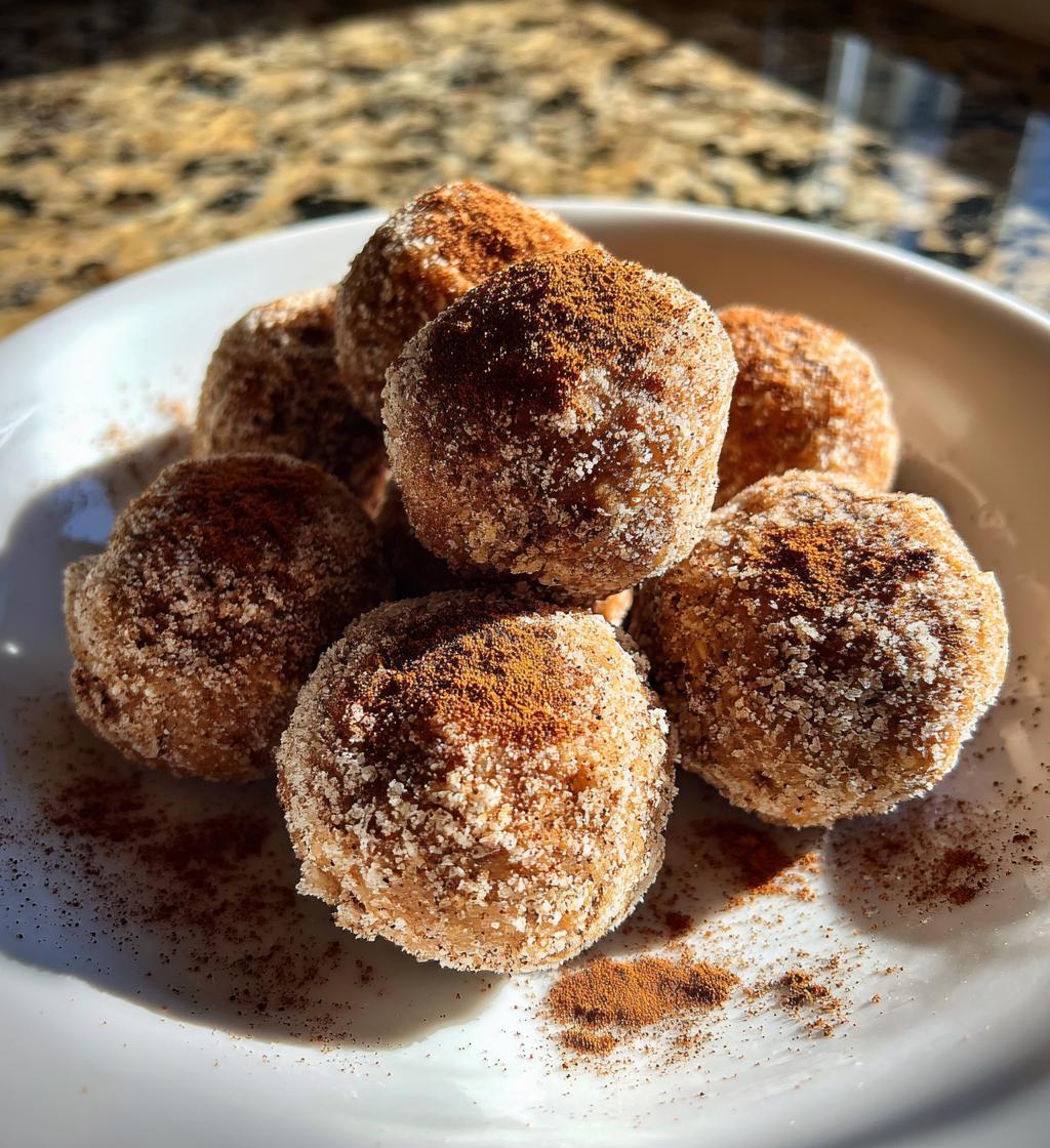 snickerdoodle protein balls