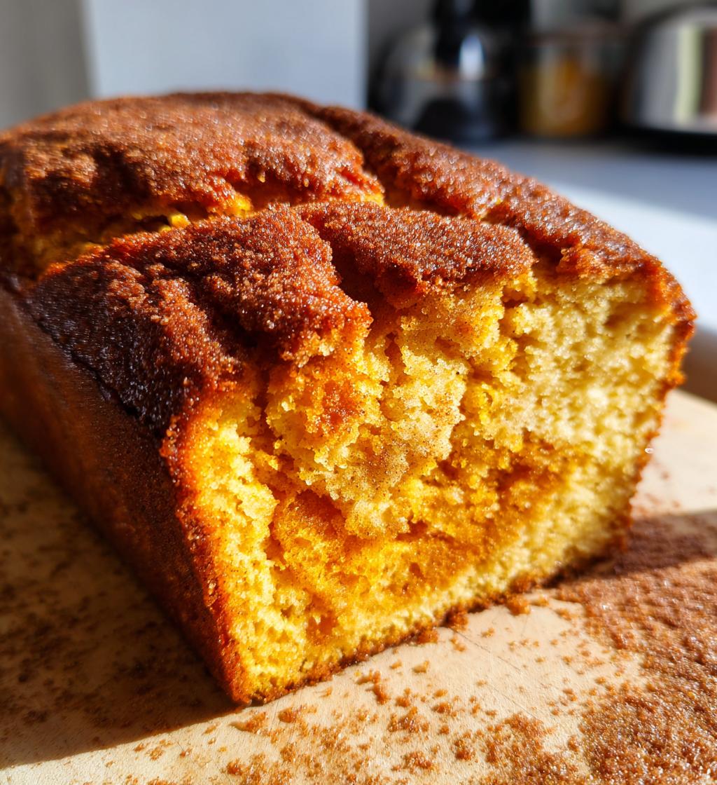 snickerdoodle pumpkin bread