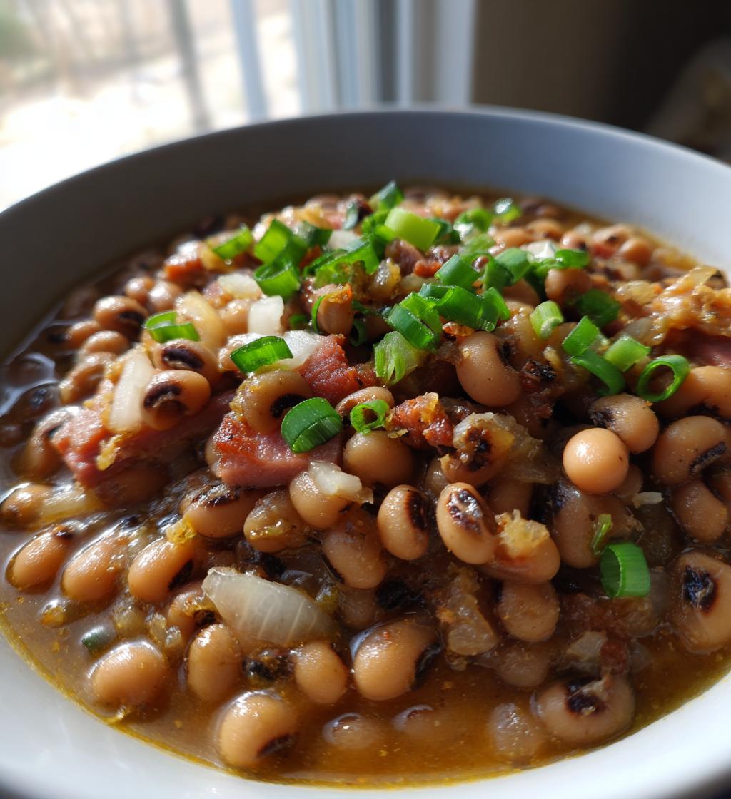 southern black eyed peas recipe crock pot