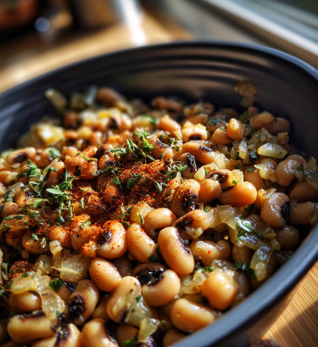 southern black eyed peas recipe