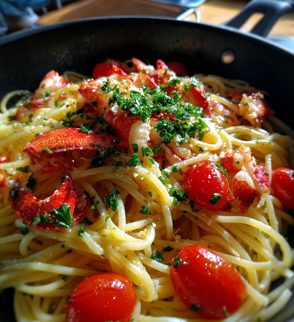 spaghetti lobster
