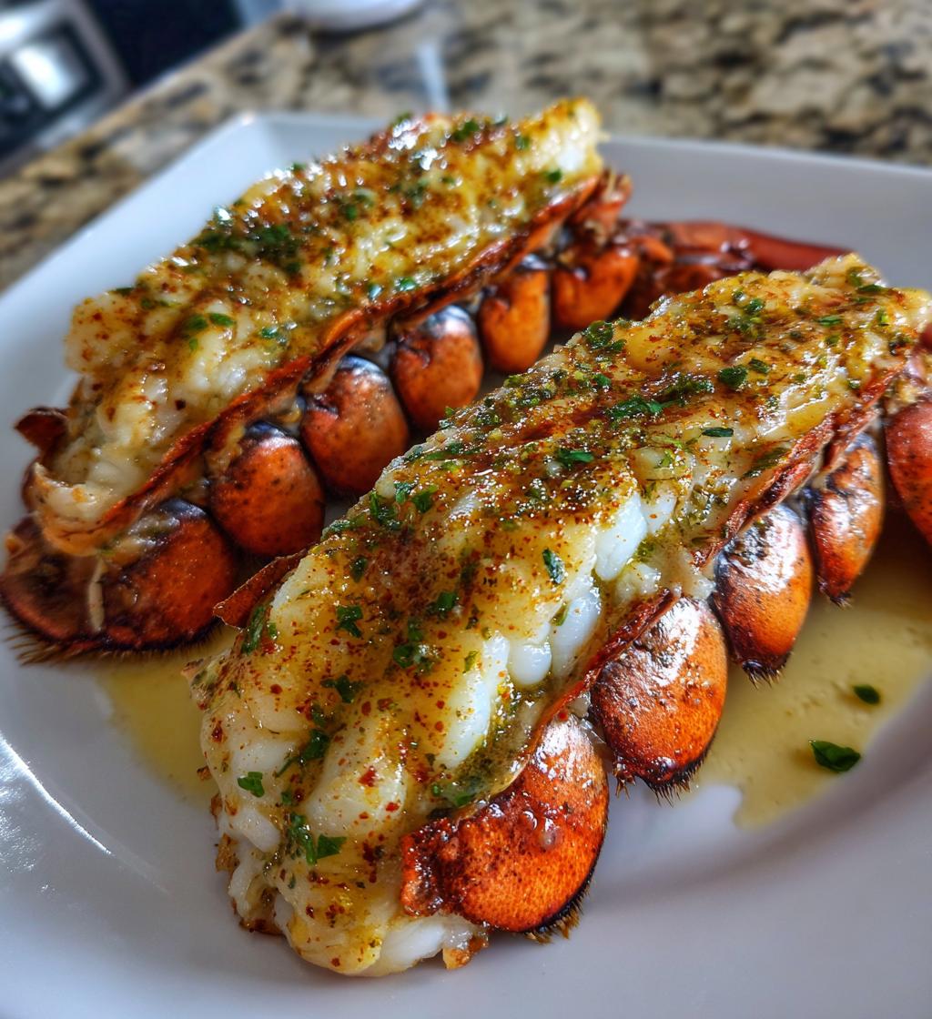 split lobster tail recipe