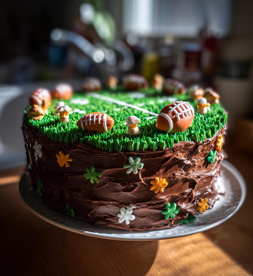 stadium cake football