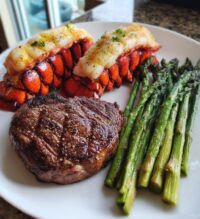 steak and lobster dinner sides