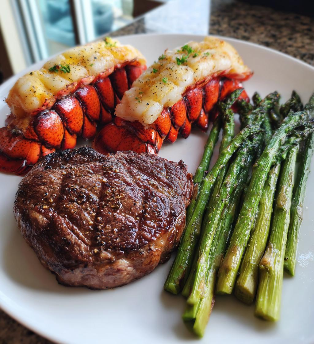 steak and lobster dinner sides