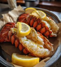 steam lobster tail