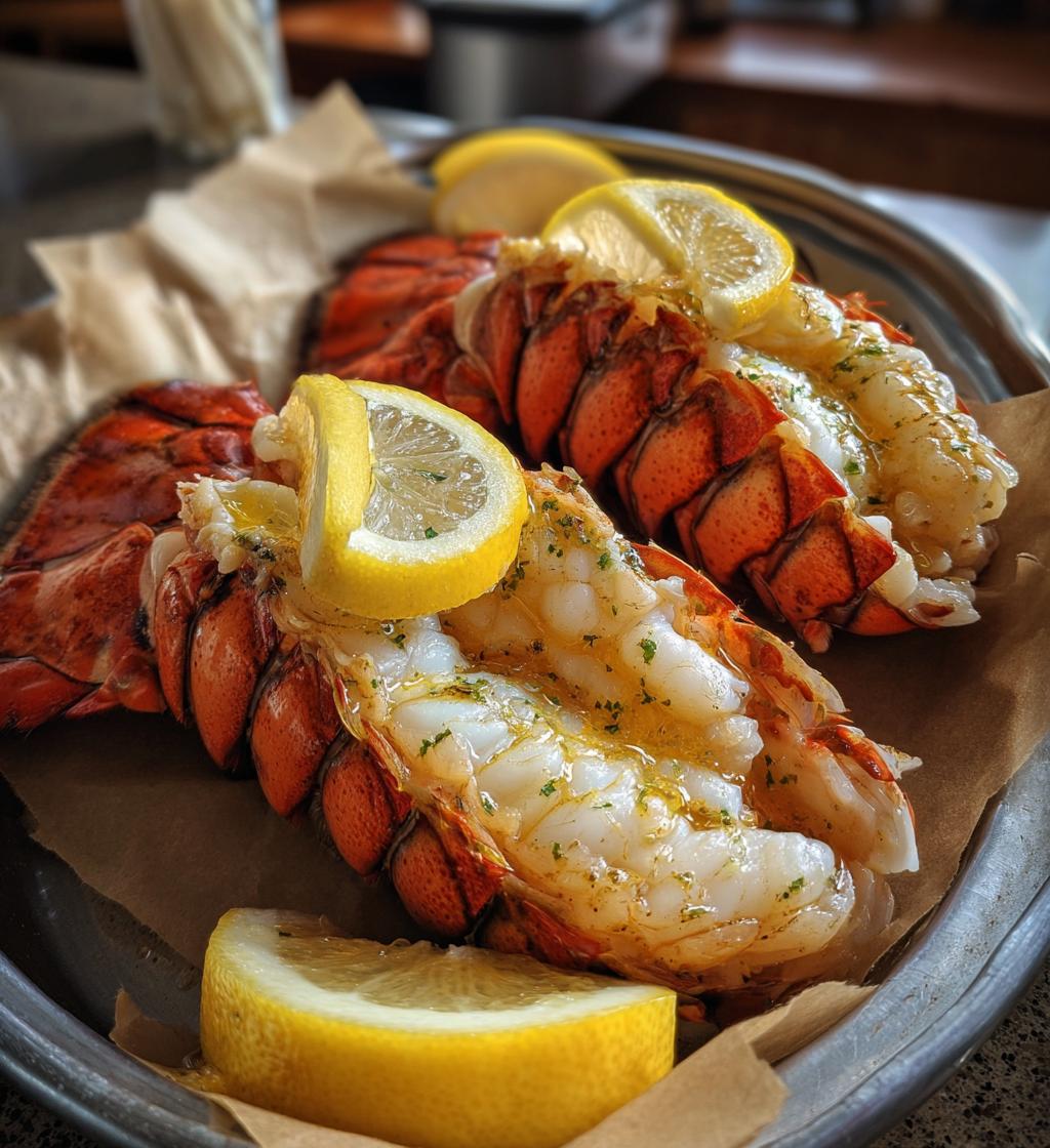steam lobster tail