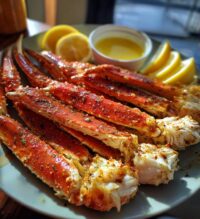 steamed crab legs