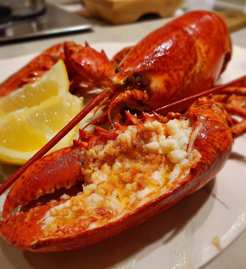 steamed lobster