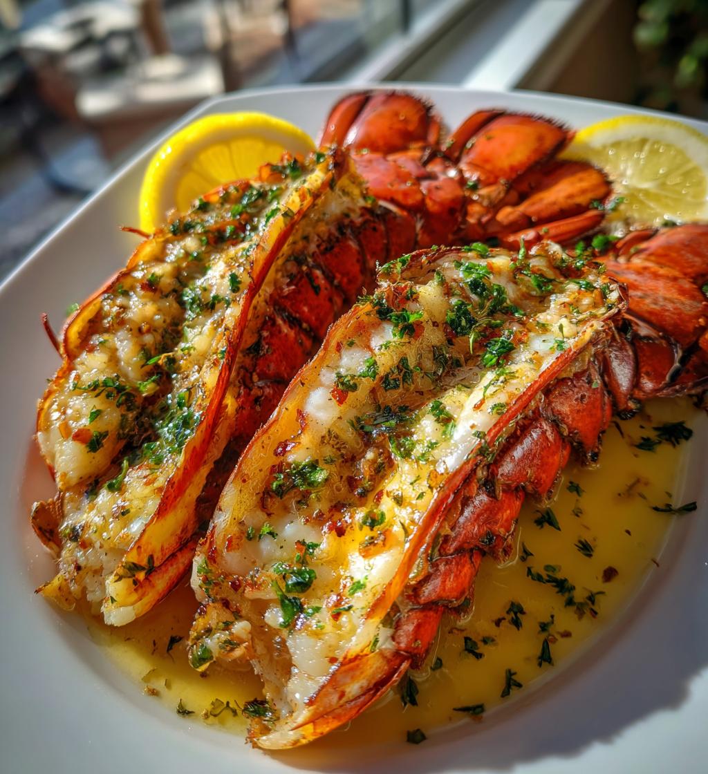 steaming lobster tails
