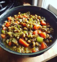 stewed black eyed peas