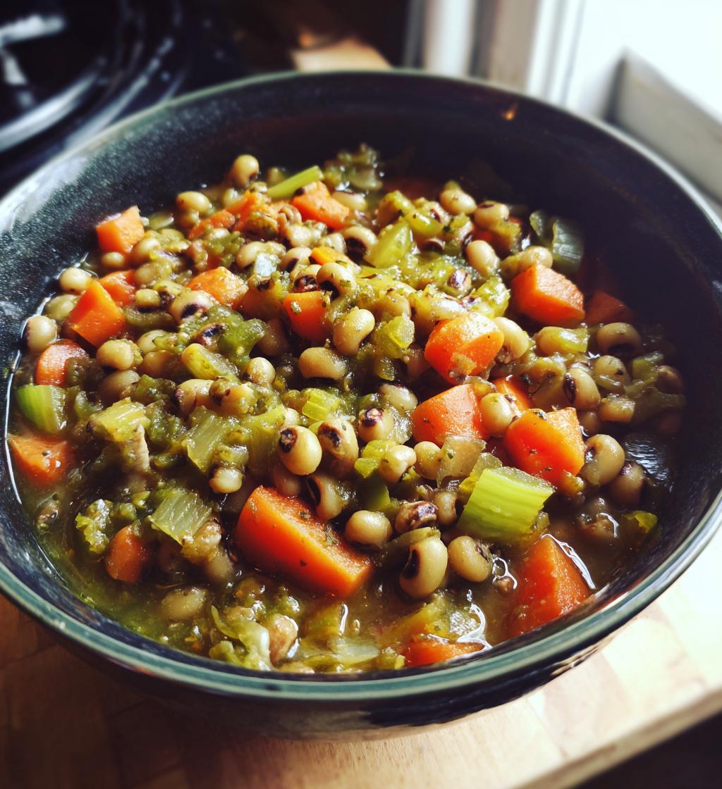 stewed black eyed peas