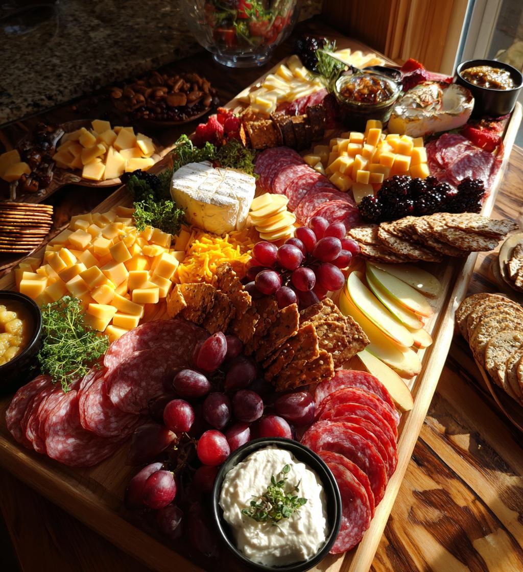 super bowl charcuterie board ideas