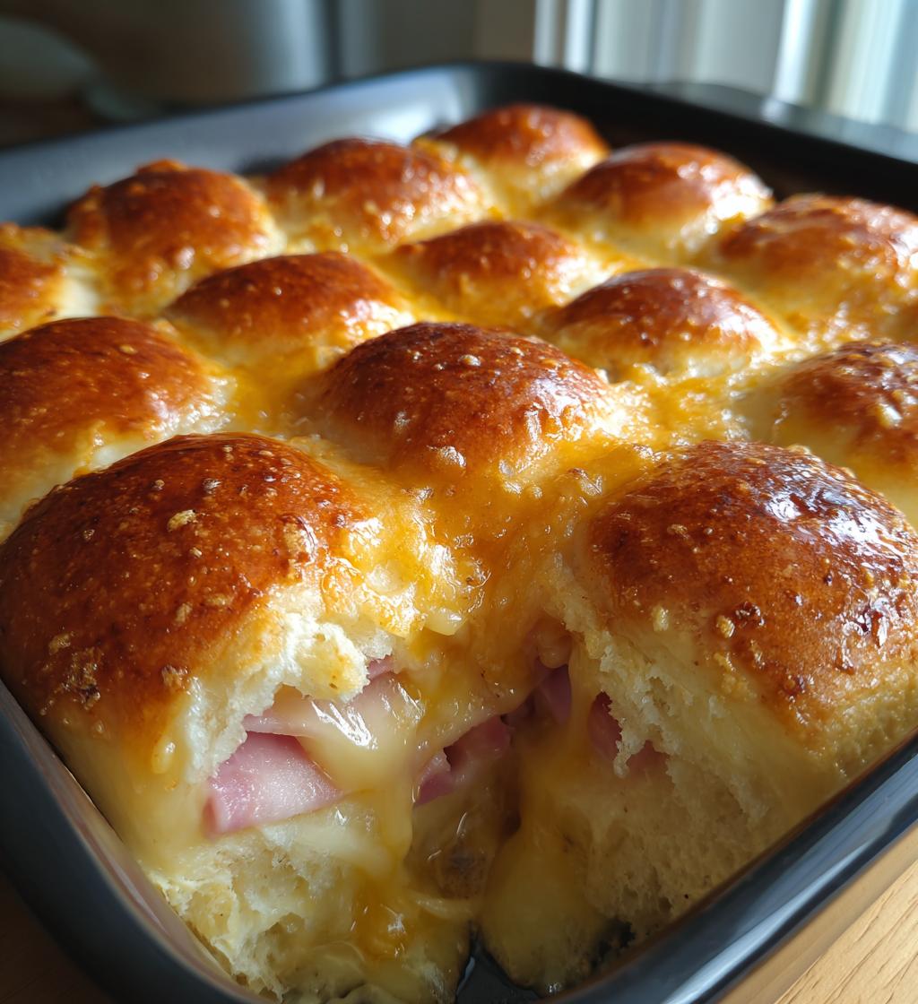 super bowl ham and cheese sliders
