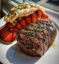 surf and turf lobster