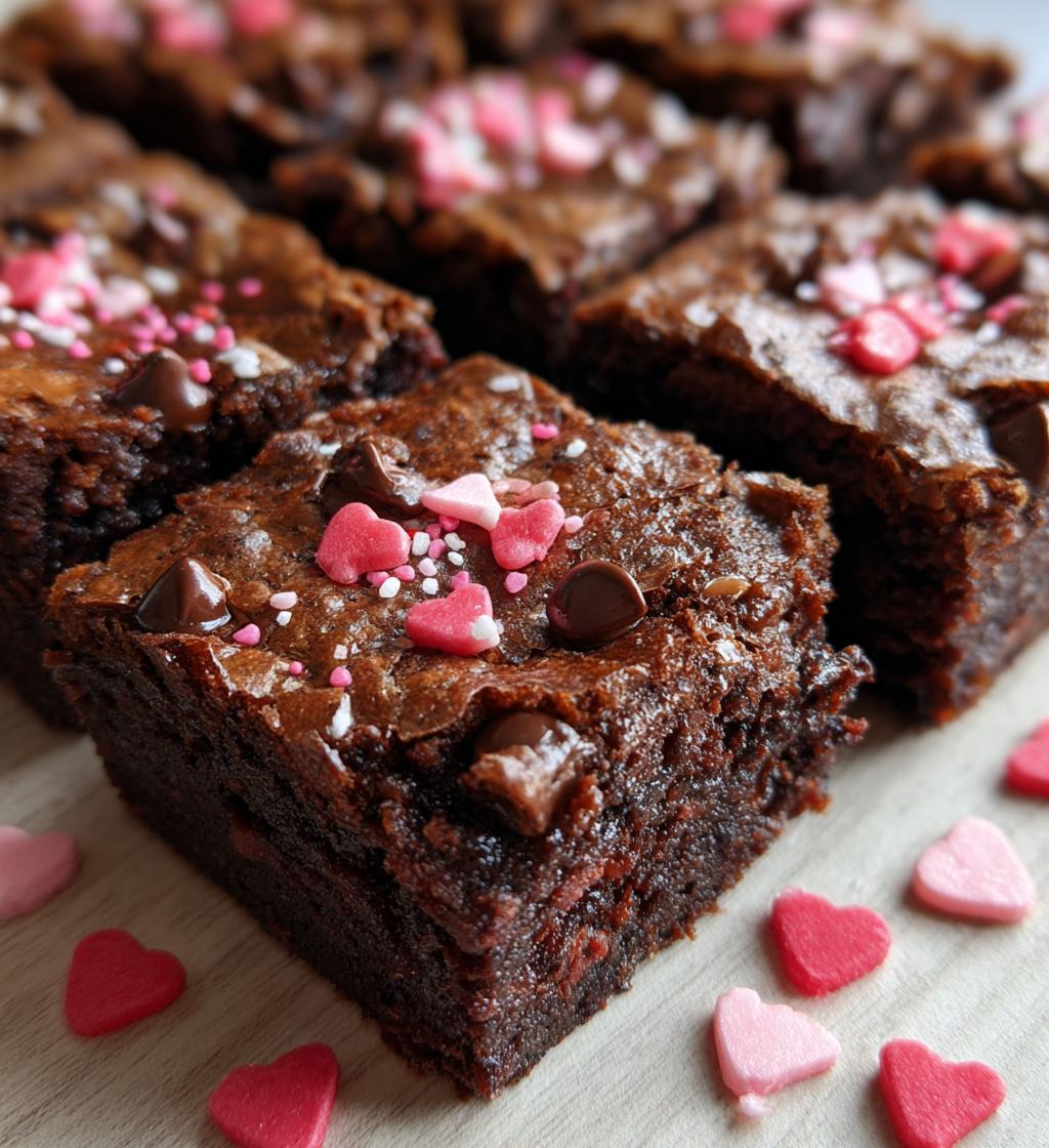 valentine brownie box
