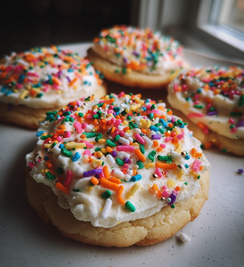 valentine buttercream cookies