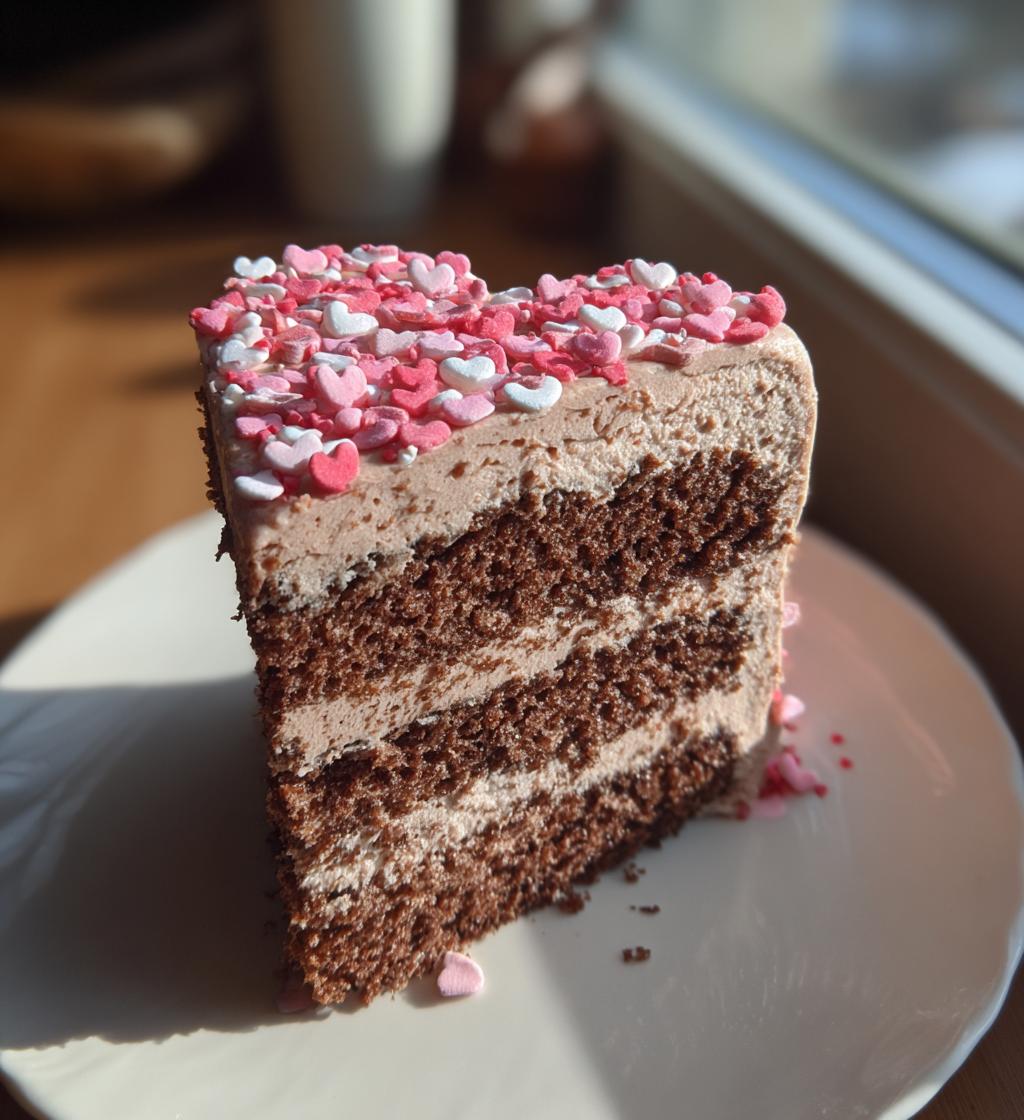 valentine cake heart shape