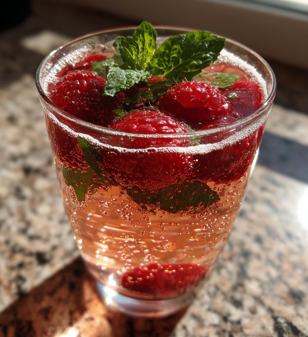 valentine champagne cocktails