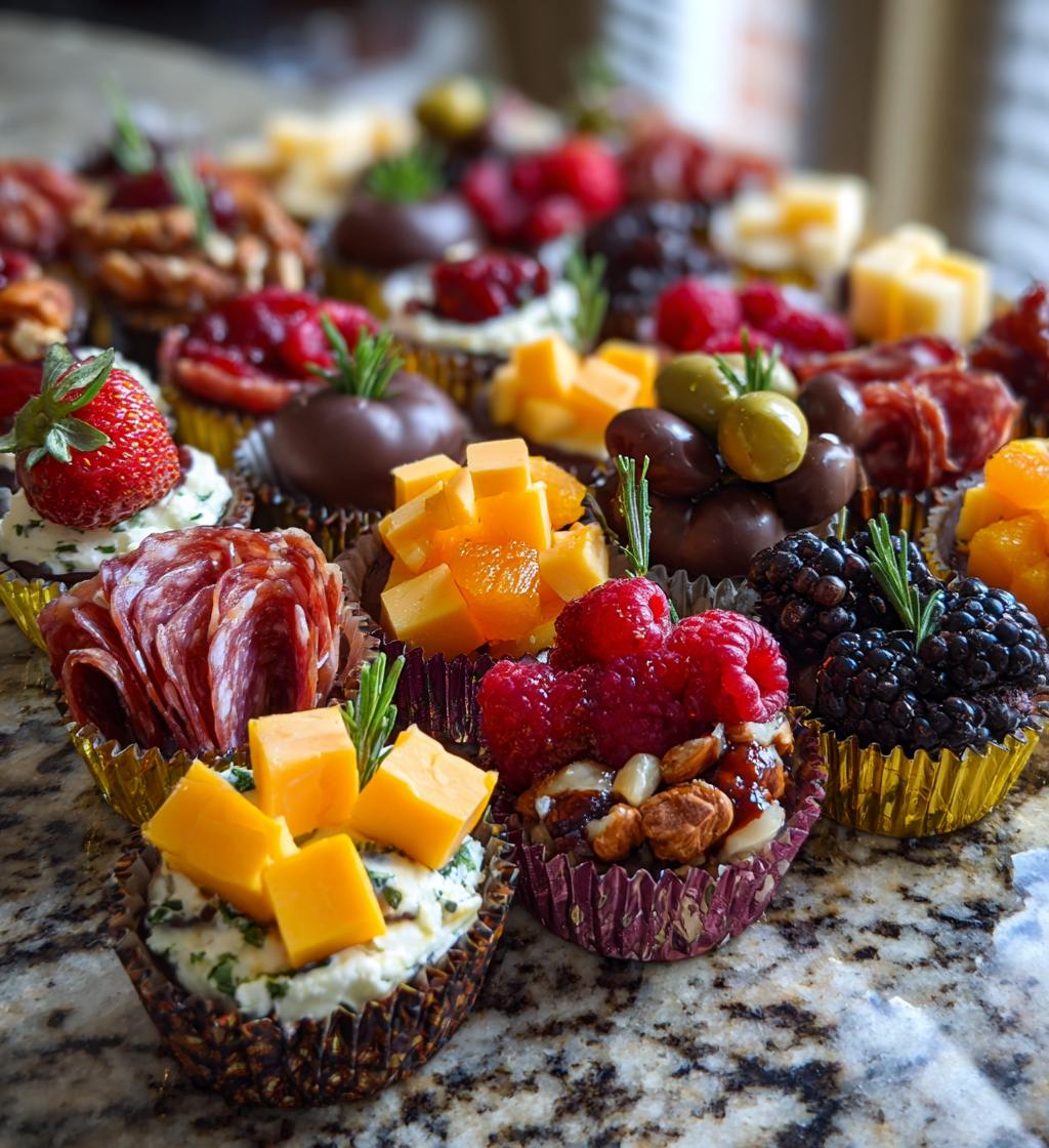 valentine charcuterie cups