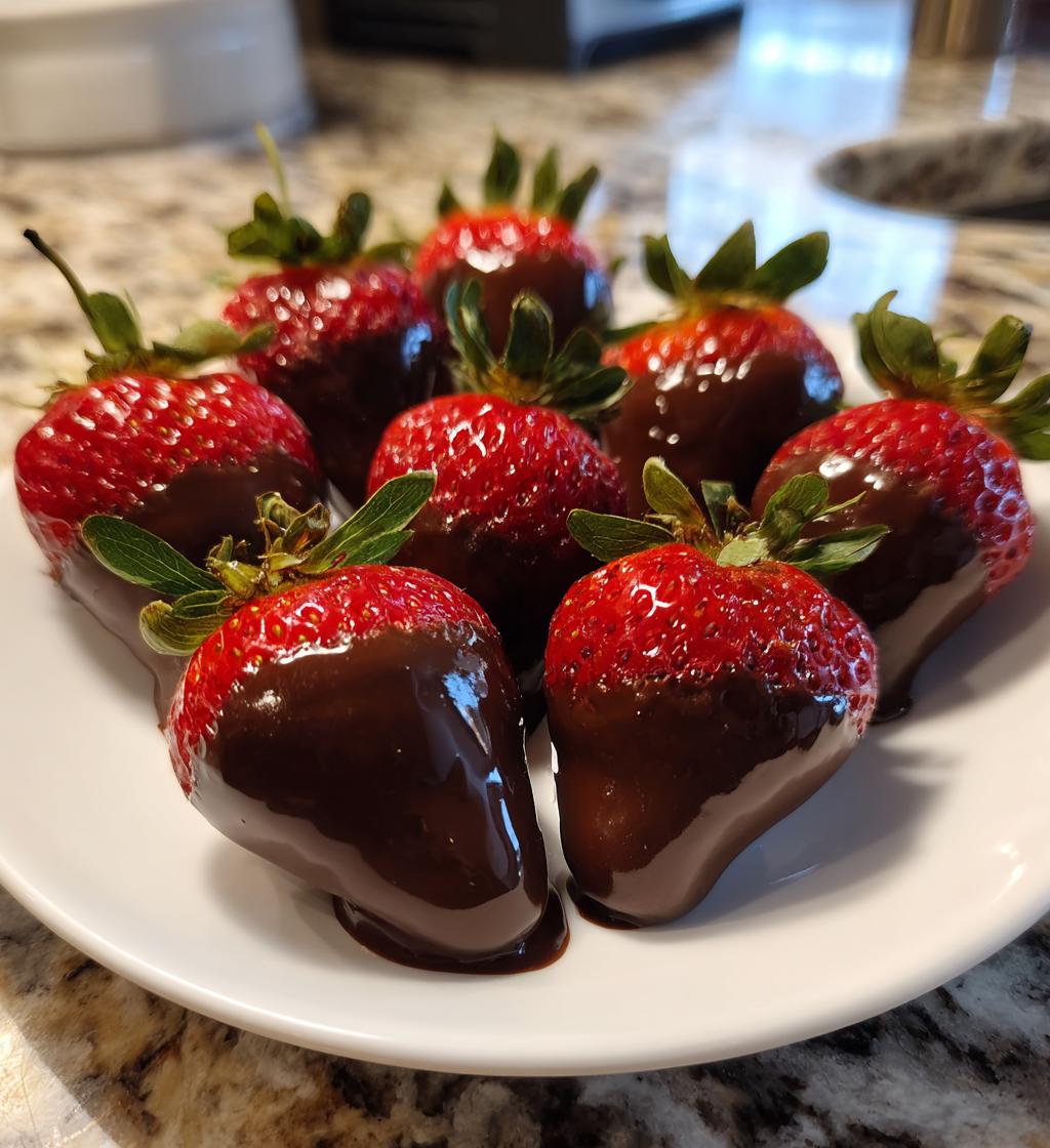 valentine chocolate covered strawberries