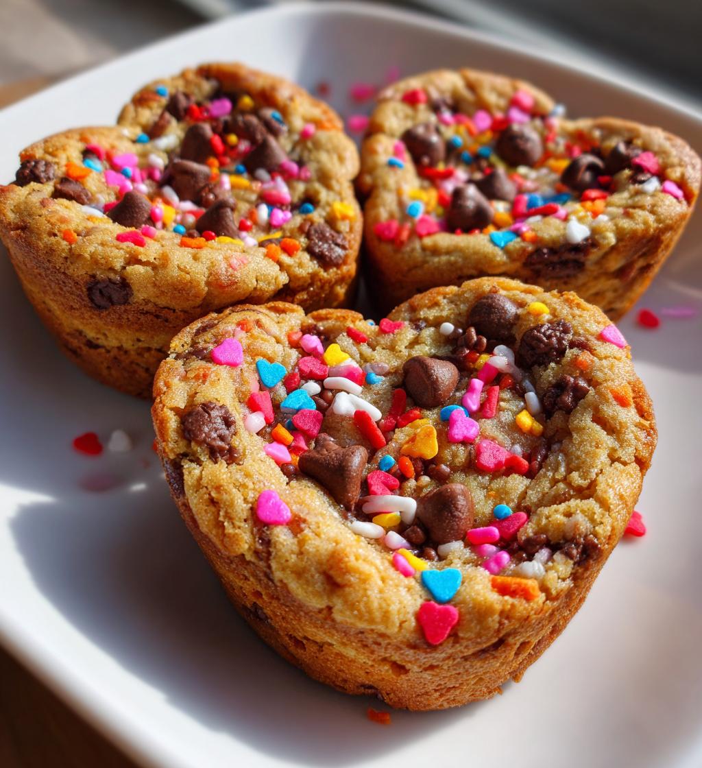 valentine cookie cups