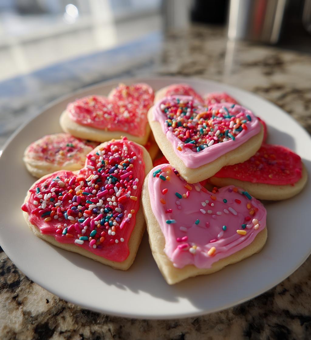 valentine cookie decorating