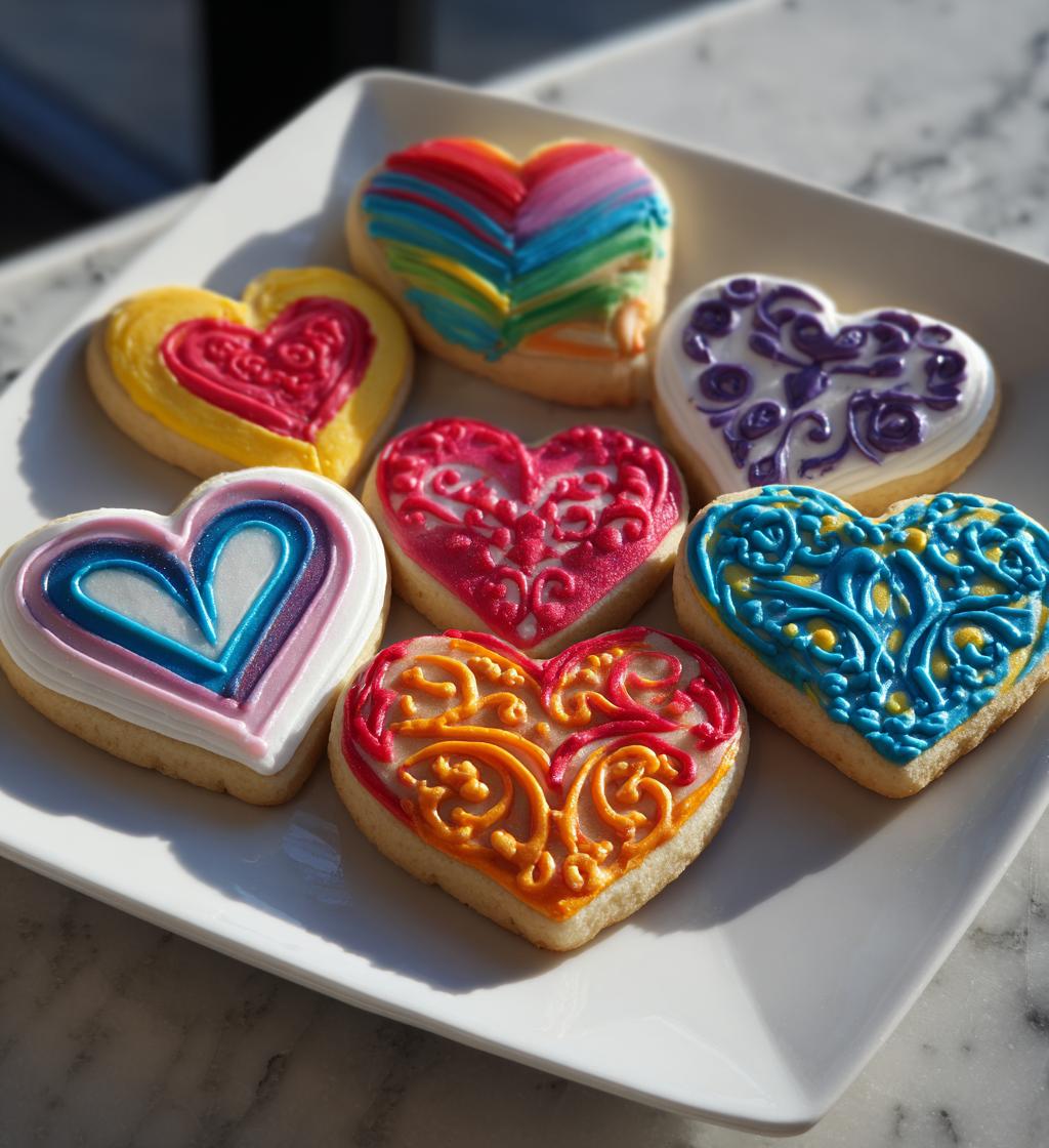 valentine cookie designs