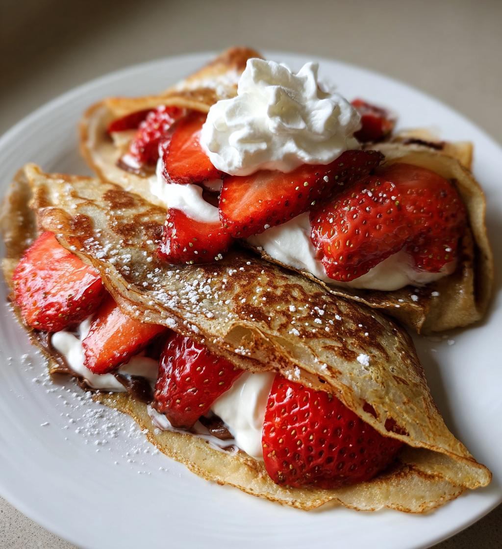 valentine crepes