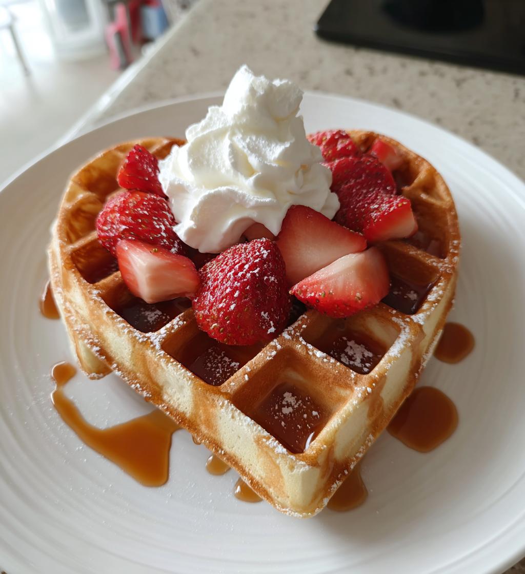 valentine waffles