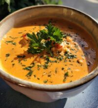 vegan lobster bisque