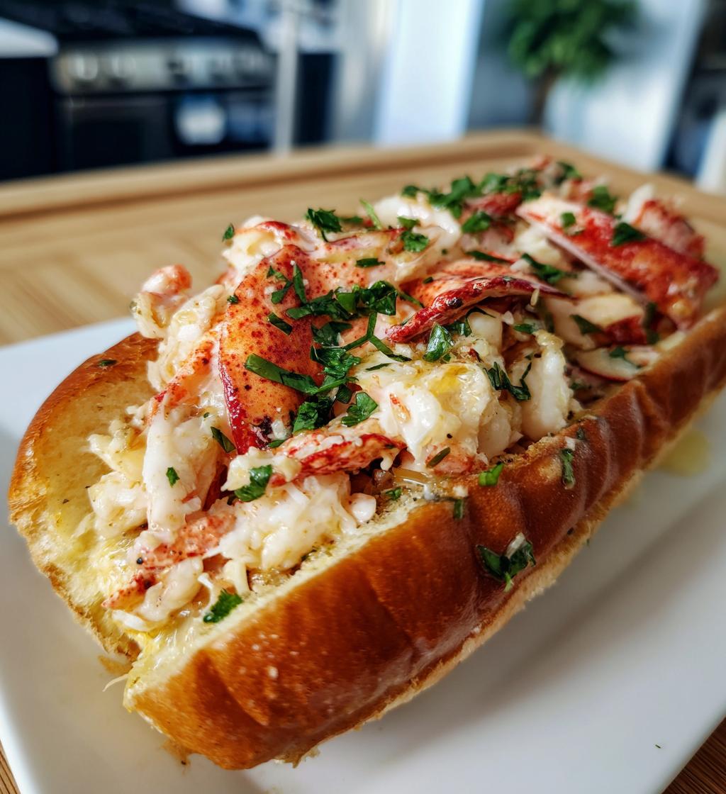 warm lobster roll