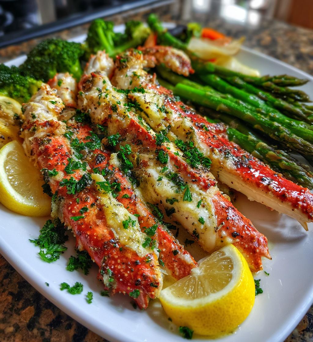 what goes well with crab legs