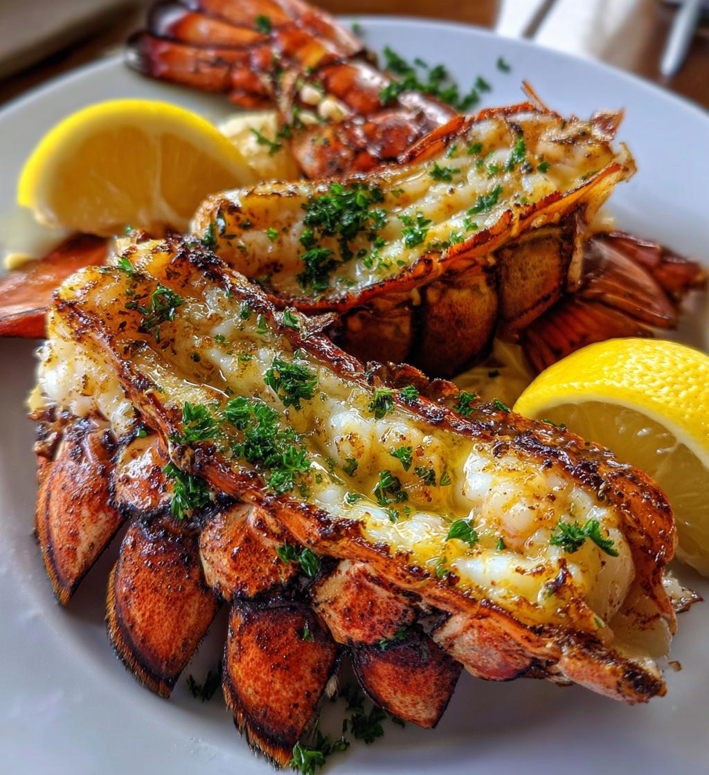 what to eat with lobster tail