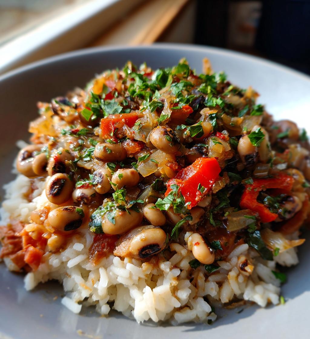 what to serve with black eyed peas