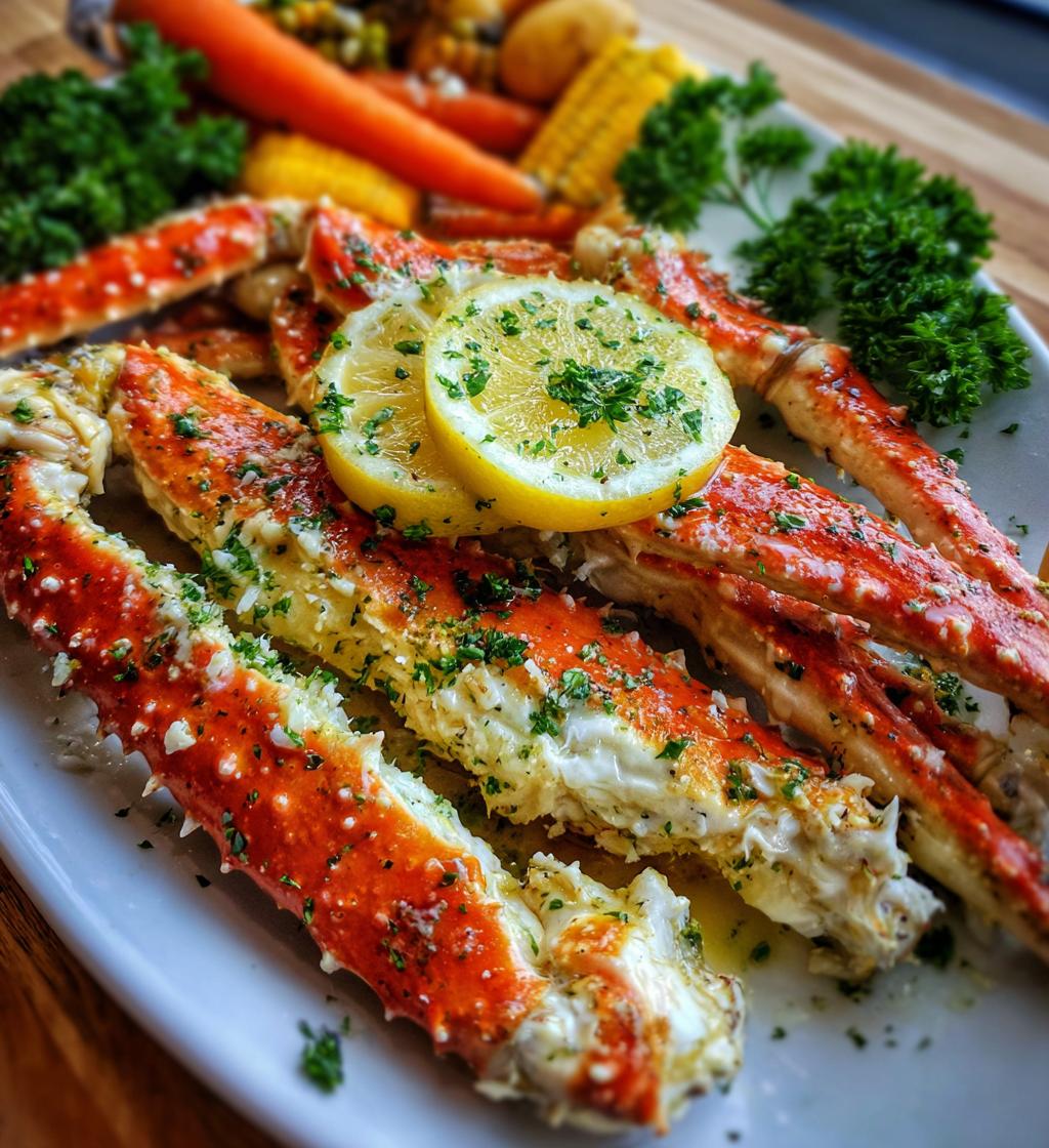 what to serve with king crab legs